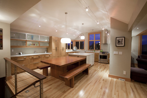 Contemporary Kitchen by Eugene Architects & Designers 2fORM Architecture via Houzz