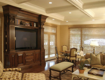 Pilasters and capitals are a combination that possesses much the same potential as columns and capitals. Source: Houzz