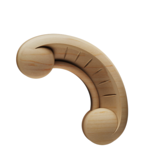 corner ornament like a small scroll
