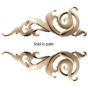 unique design paired applique for wall and furniture