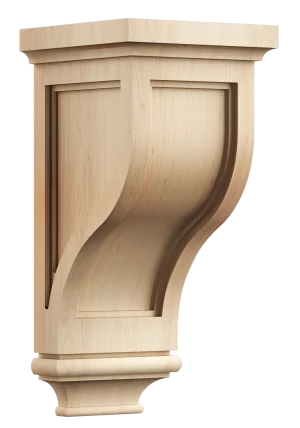 Small decorative corbel for shelf or trim detail