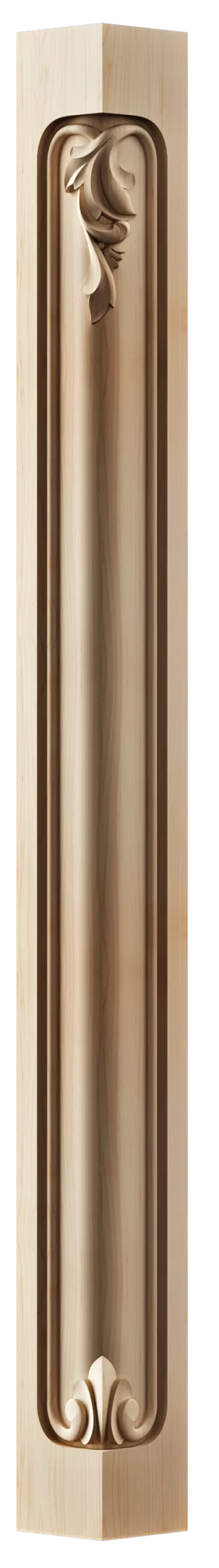 Multipurpose corner post ideal for transitional and modern cabinetry