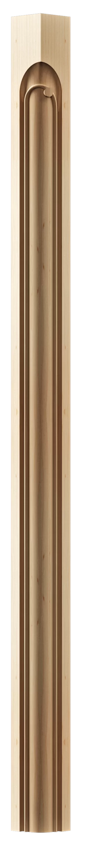 Interior architectural column used as a design accent or structural corner