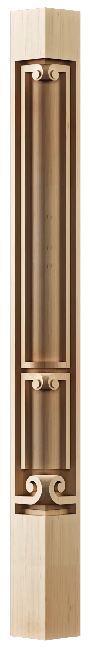 Multipurpose corner post ideal for transitional and modern cabinetry