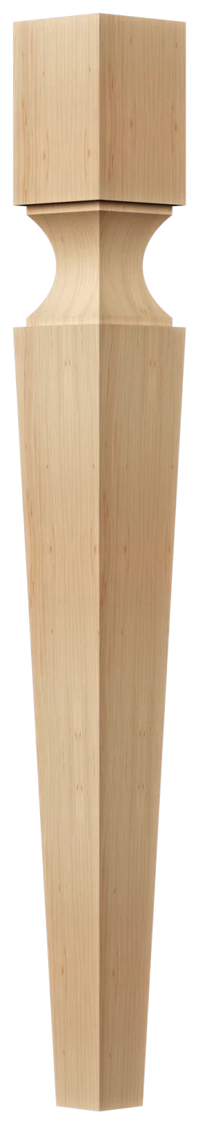 olid oak turned wooden legs for a vintage-style dining table